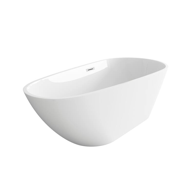 Hillary Bathtub in Glossy White