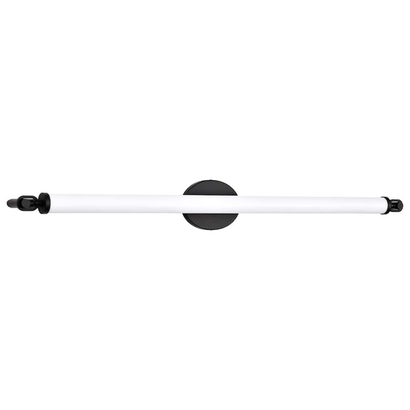 Edgeworth 40 Inch LED Vanity Matte Black Acrylic Lens