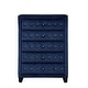 preview thumbnail 12 of 78, Sophia Crystal Tufted 4PC/5PC Bedroom Set Made with Wood
