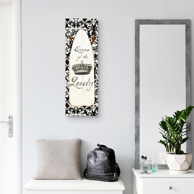 Queen of the Laundry Canvas Art Print