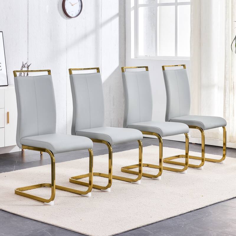High Back Upholstered Side Chair Set Of 4