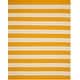 preview thumbnail 39 of 148, SAFAVIEH Handmade Montauk Caspian Stripe Cotton Flatweave Rug 10' x 14' - Yellow/Ivory