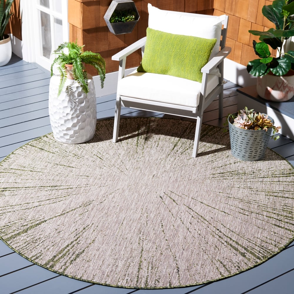 SAFAVIEH Courtyard Sabaha Indoor/Outdoor Waterproof Patio Backyard Rug