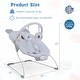 preview thumbnail 4 of 3, Portable Baby Bouncer Seat Infant Bouncer for Babies 0-6 Months