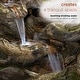 preview thumbnail 5 of 43, Alpine Corporation Outdoor Multi-Tier Rainforest Rock Waterfall Fountain with LED Lights