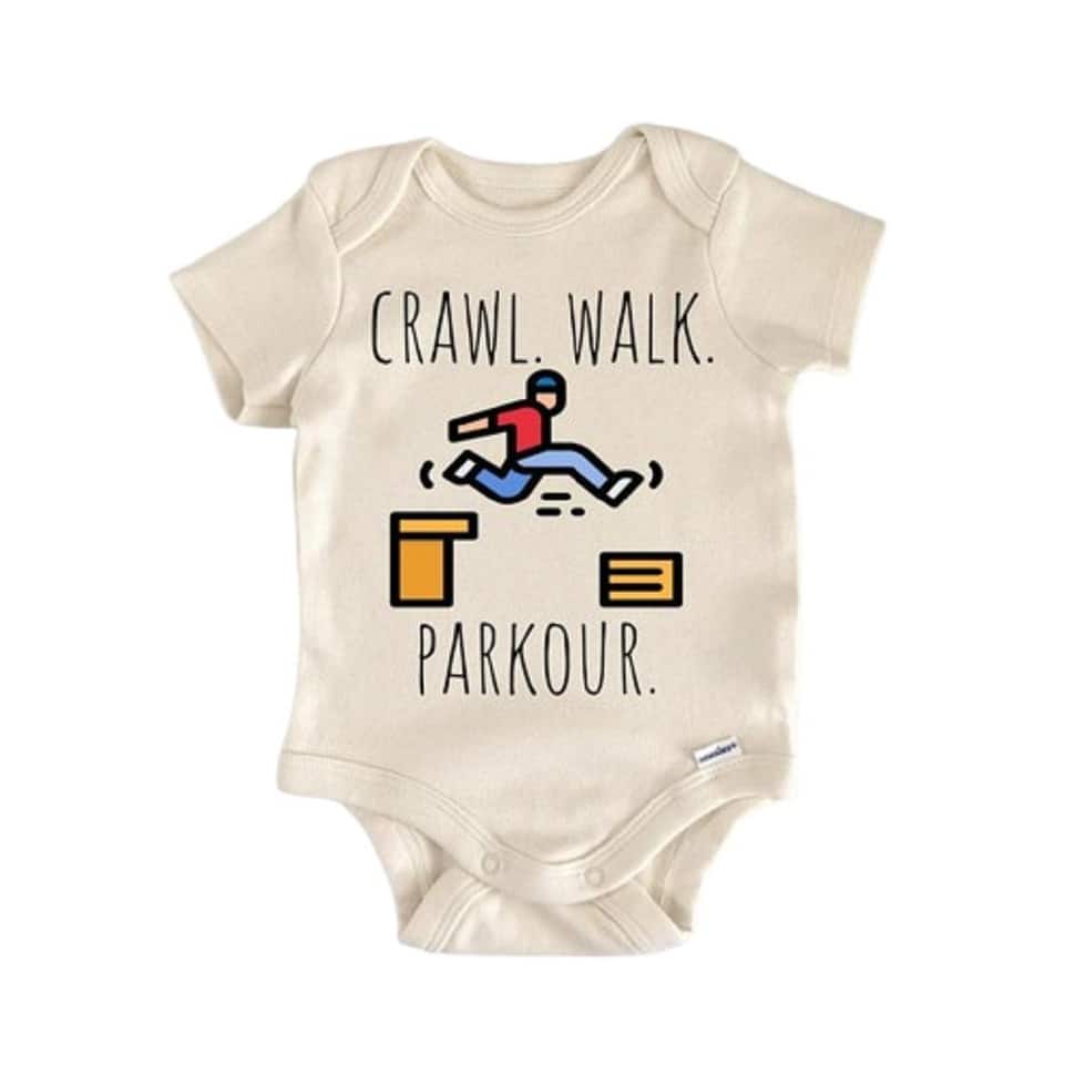 Parkour - Baby Boy Girl Clothes Infant Bodysuit Funny Cute Newborn