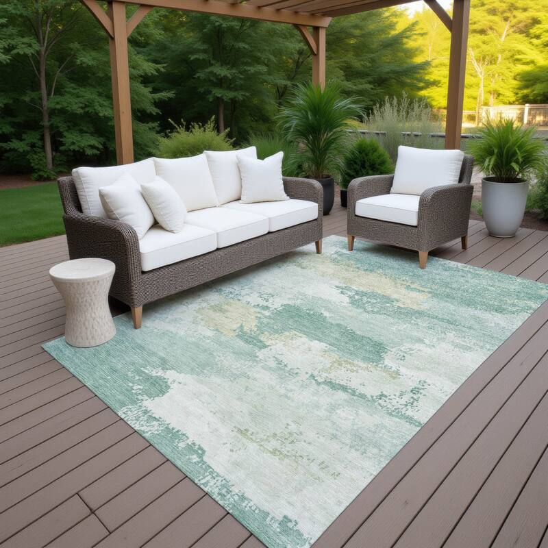 Machine Washable Indoor/ Outdoor Chantille Rug
