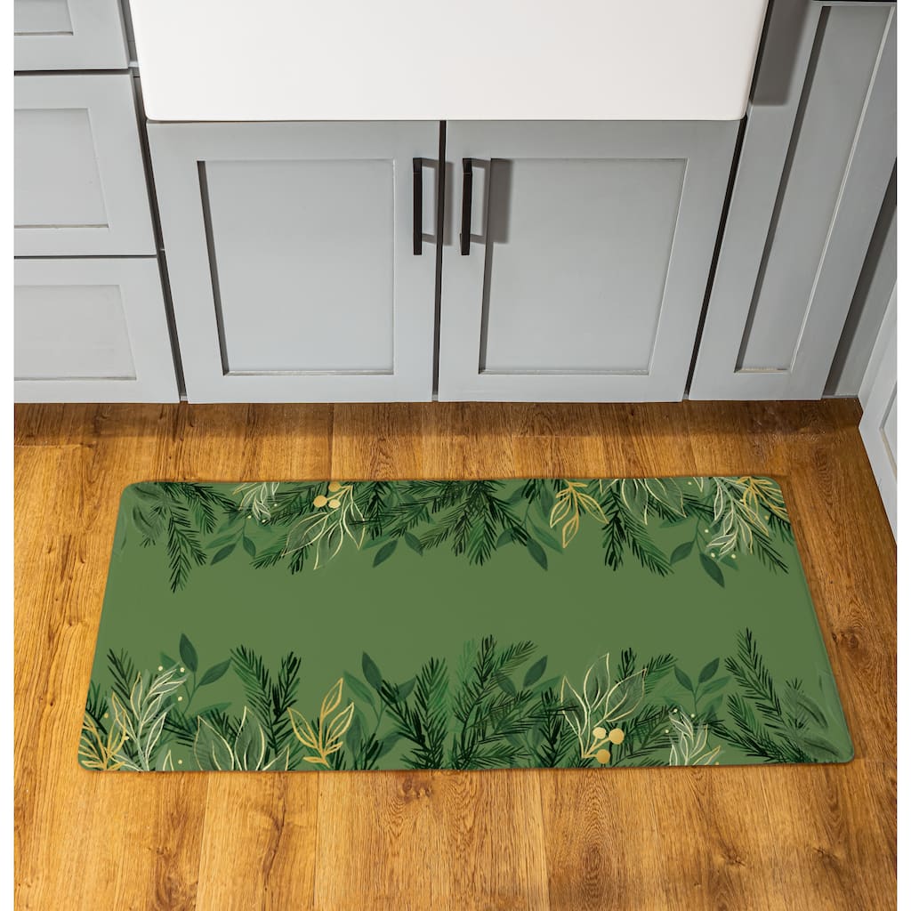 Shades of Green Anti-Fatigue Door Mat - 40" x 20"