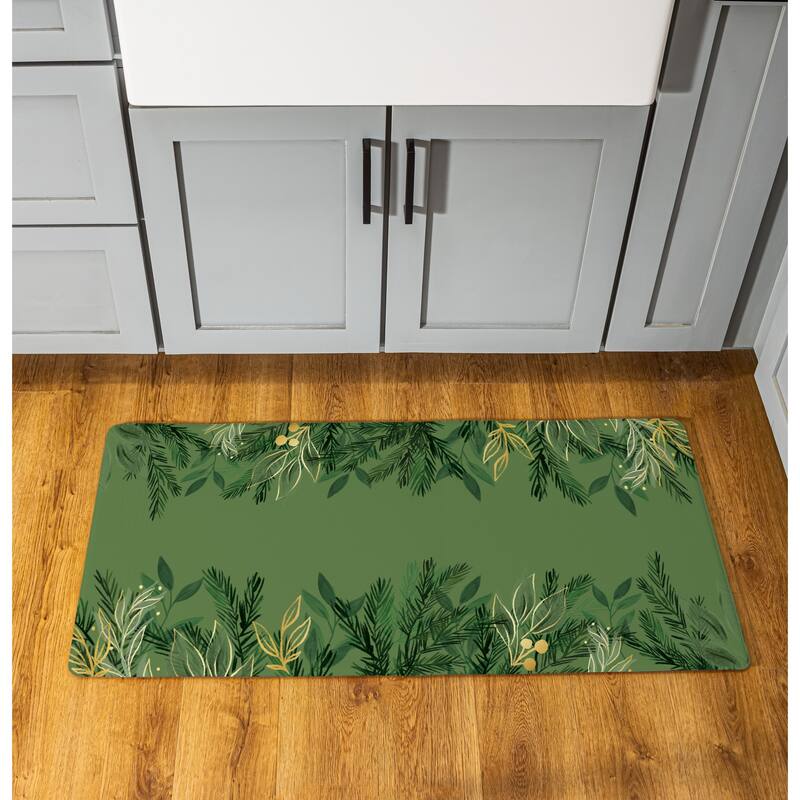 Shades of Green Anti-Fatigue Door Mat - 40" x 20"