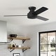 preview thumbnail 1 of 12, Hunter Presto Flush Mount Ceiling Fan w/ Wall Control - Contemporary, Industrial, Scandinavian - LOW PROFILE! Grey +steel