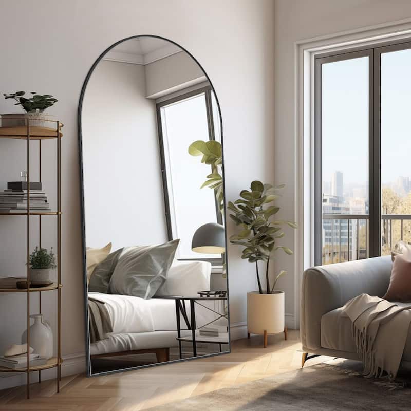 Arched Full Length Mirror Large Floor Mirror