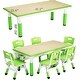 preview thumbnail 3 of 6, Kids Table and 6 Chair Set for Ages 2-10