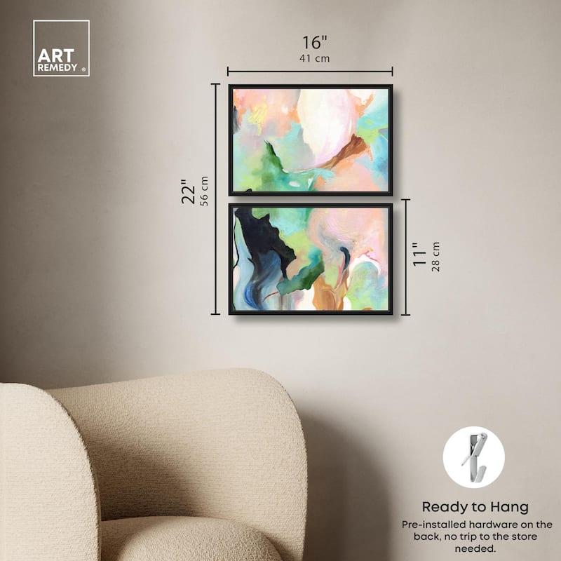 The Dreamer part II Canvas Set of 2 by Art Remedy