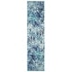 preview thumbnail 45 of 51, SAFAVIEH Madison Gudlin Modern Abstract Watercolor Rug 2'2" x 10' Runner - Turquoise/Navy