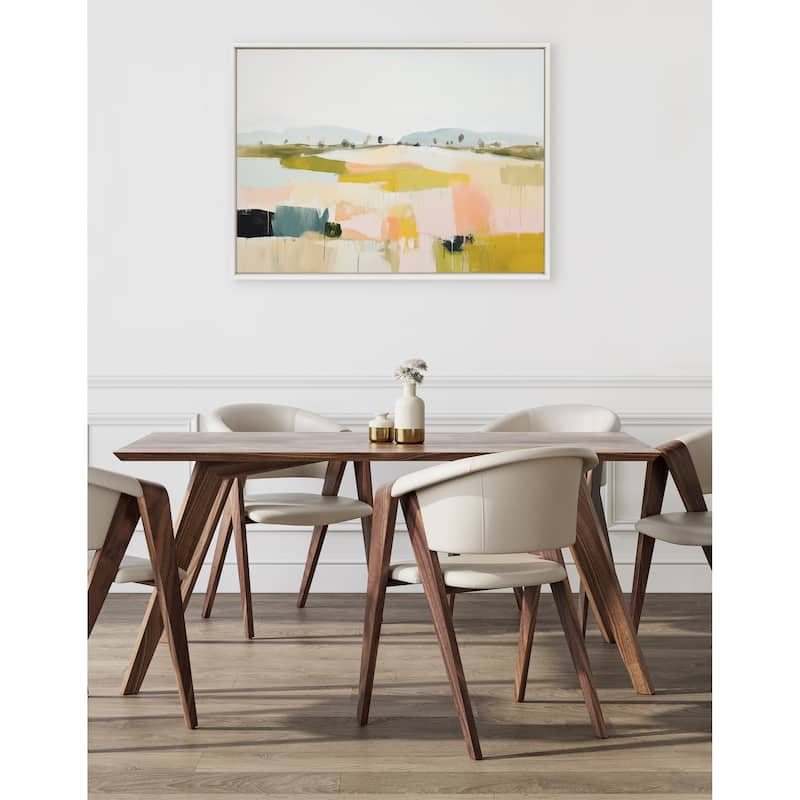 Kate and Laurel Sylvie Quaint Vista I Framed Canvas by Amy Lighthall