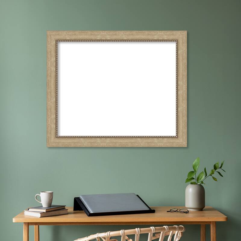 Amanti Art Astor Black Framed Dry Erase Magnetic Board