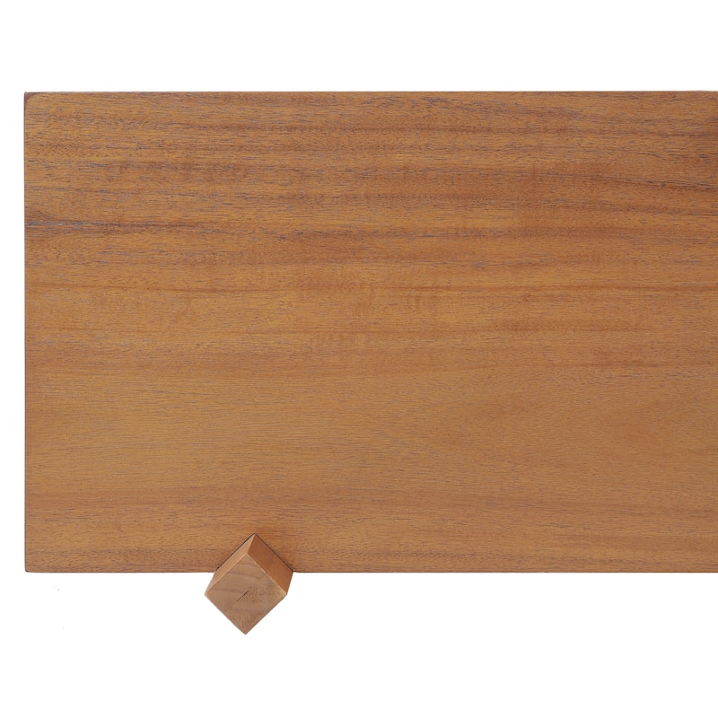 Christopher Knight Home - Farmhouse Pine Wood 6-Tier Open Shelf Bookcase with Acacia Veneer