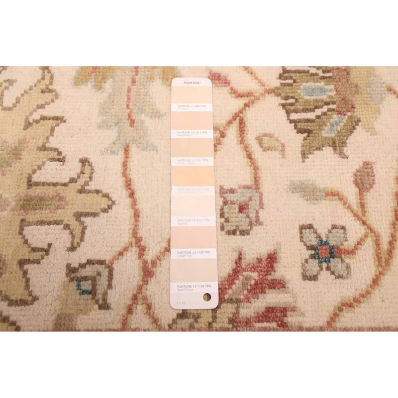 ECARPETGALLERY Hand-knotted Jules Serapi Ivory Wool Rug - 5'11 x 9'2