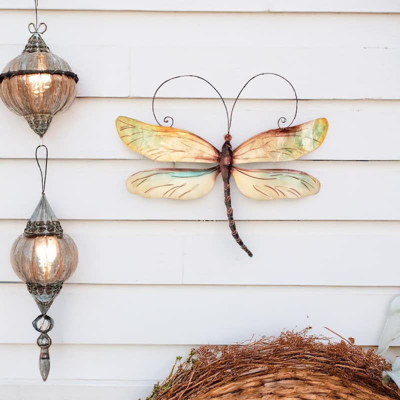 Dragonfly Wall Decor Pearl