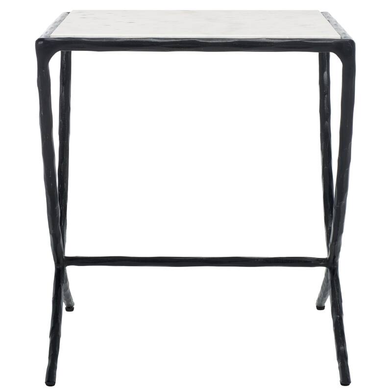 SAFAVIEH Couture Debbie Squareuare Metal Accent Table - 18Wx18Dx20H
