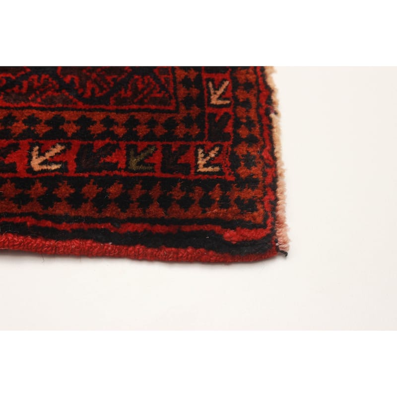Teimani Burgundy Rug 3'1" x 5'0" - 3'1 x 5'0