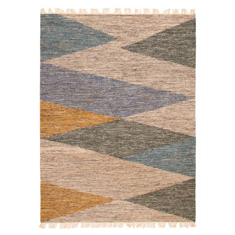 Ankara FW Taupe Kilim 5'4" x 7'6" - 5'4 x 7'6 - Taupe - 5'4 x 7'6