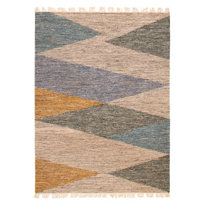 Ankara FW Taupe Kilim 5'4" x 7'6" - 5'4 x 7'6