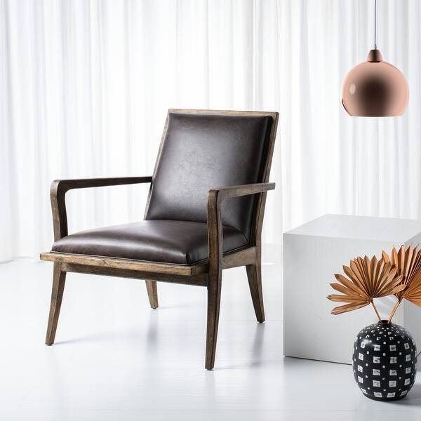 Shop Safavieh Couture Rumor Mid Century Accent Chair 28 7 W X 32 9 L X 33 7 H 28 7 X32 9 X33 7 On Sale Overstock 29901665