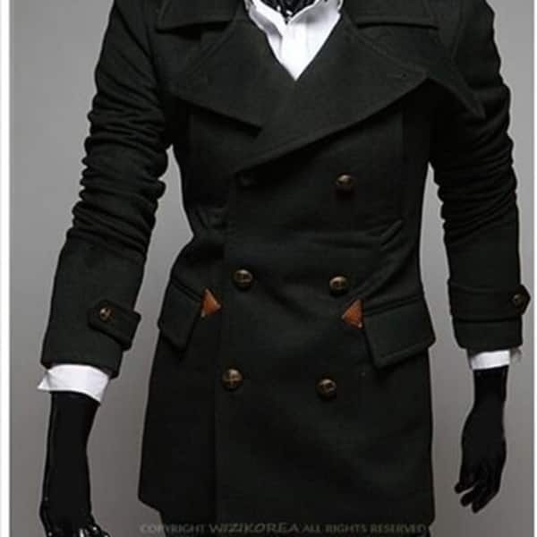 Double Breasted Winter Men Trench Coat Long Slim Fashion Styish Woolen Men Overcoat Overstock 31152225 Outdoor woolen coats & jackets for every occasion. double breasted winter men trench coat