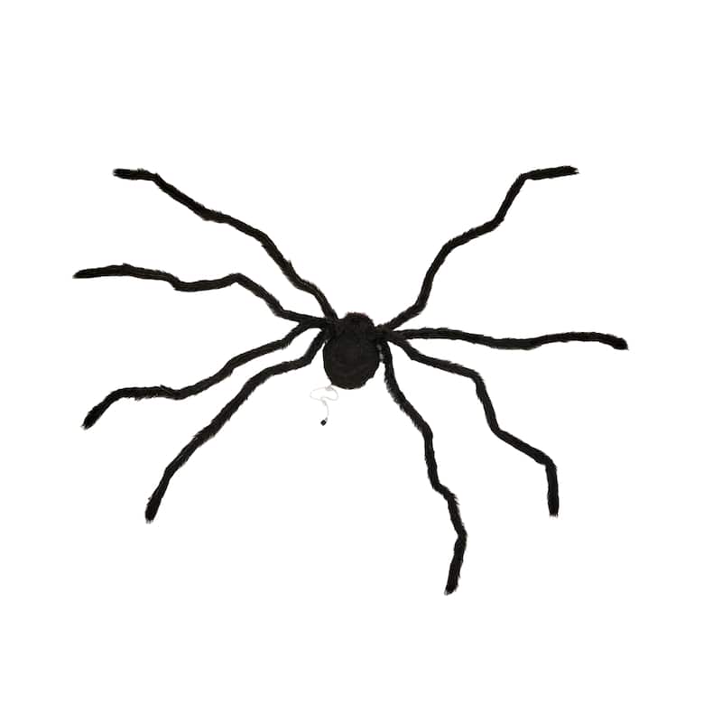 36" Large Black Animated Crawling Spider
