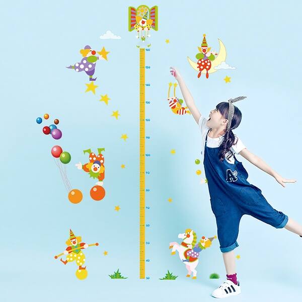 Shop Chezmax Diy Measure Height Gauge Wall Decals Wall Stickers