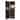 4 Drawers Multipurpose Jewelry Storage Cabinet with LED Light Dropleaf Board and Full-Length Mirror