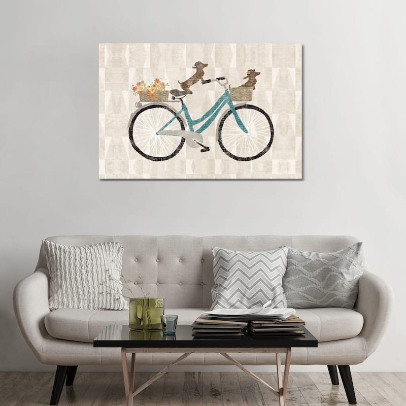 iCanvas "Doxie Ride I" by Sue Schlabach Canvas Print - 32x48x1.5