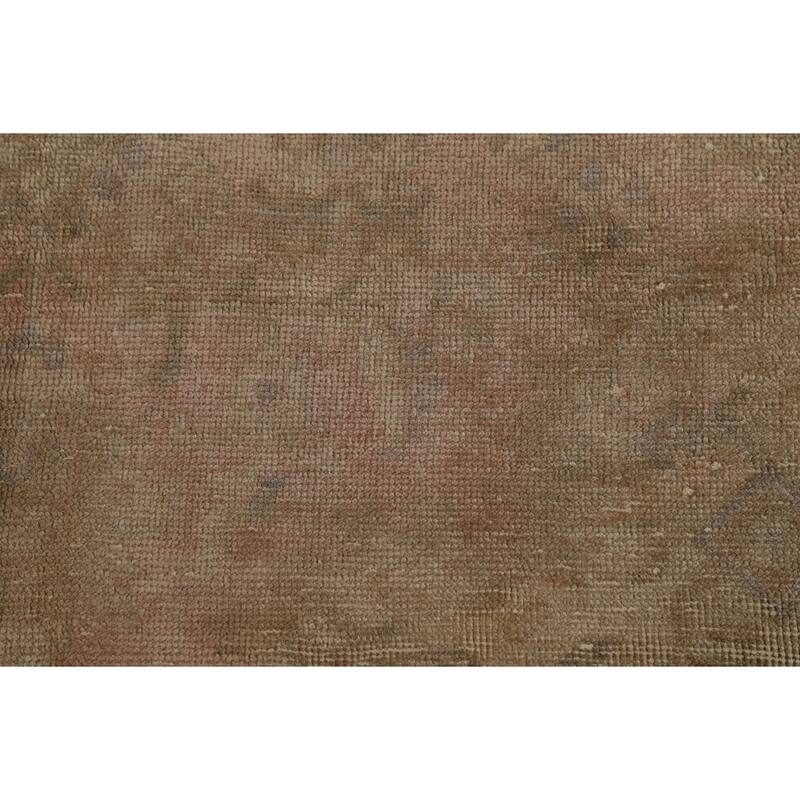Medallion Geometric Tabriz Persian Vintage Rug Handmade Wool Carpet - 8'2" x 11'4"