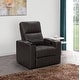 preview thumbnail 27 of 34, Abbyson Rider Faux Leather Theater Power Recliner