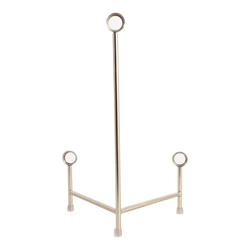 Stylish Metal and Acrylic Easel Stand Decorative Object