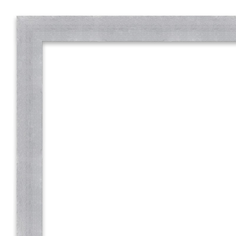 Grace Narrow Framed White Corkboard Bulletin Board