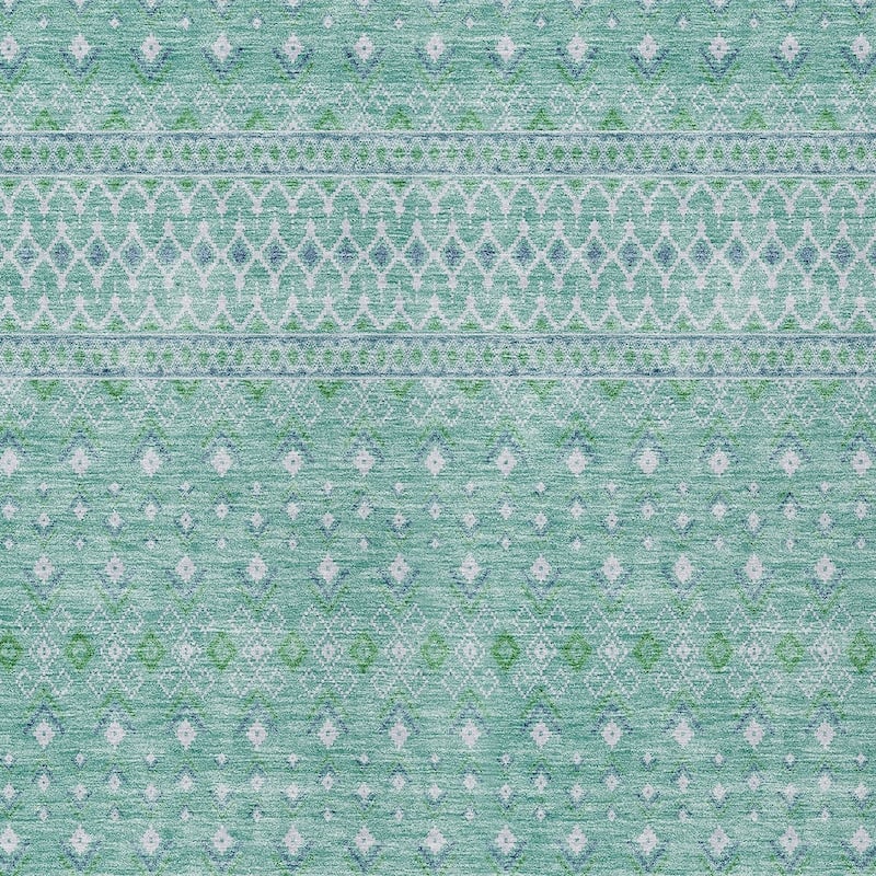 HomeRoots Tribal Transitional Rectangle Outdoor Rug