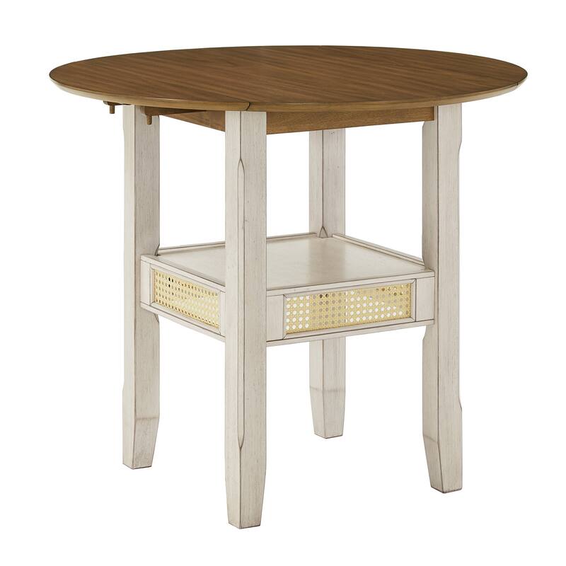 Plaga Cane Accent 3-Piece Dining Set by iNSPIRE Q Classic