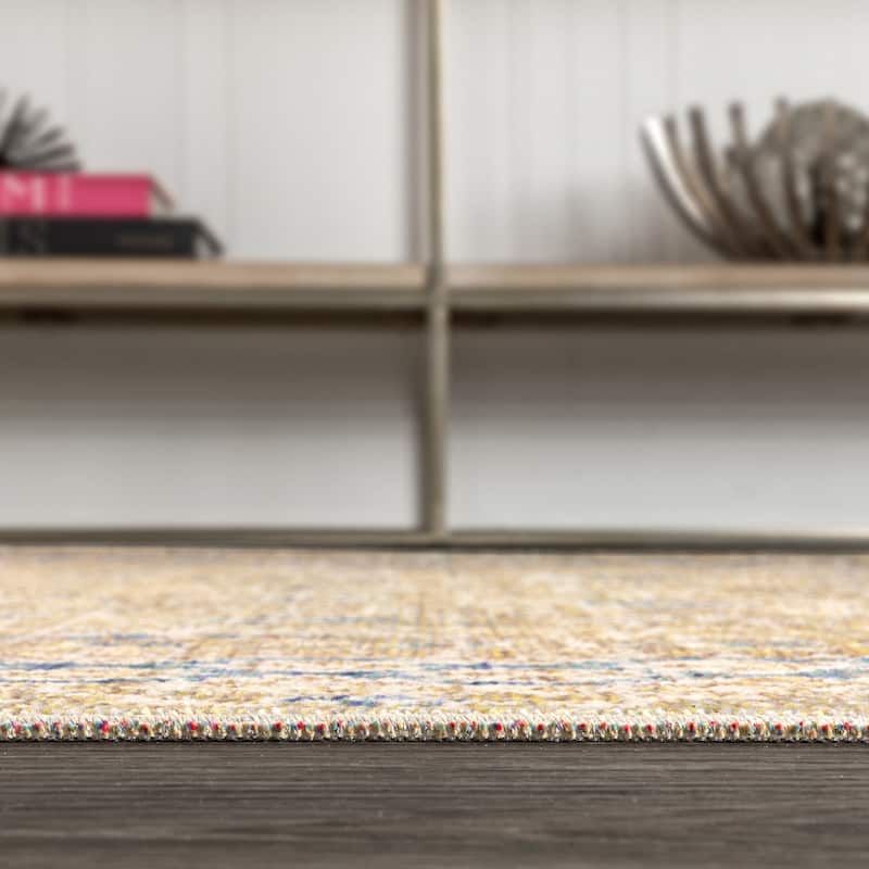 JONATHAN Y Xlendi English Country Argyle Area Rug