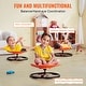 preview thumbnail 20 of 40, Kids Swivel Chair, Autistic Kids Sensory Toy Chair with Non-Slip Metal Base,for Coordination Balance Focus