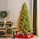 preview thumbnail 4 of 57, Glitzhome 7.5ft/9ft/11ft Pre-Lit Green Full Fir Artificial Christmas Tree with 1800/2450/3200 LEDs Simple Setup