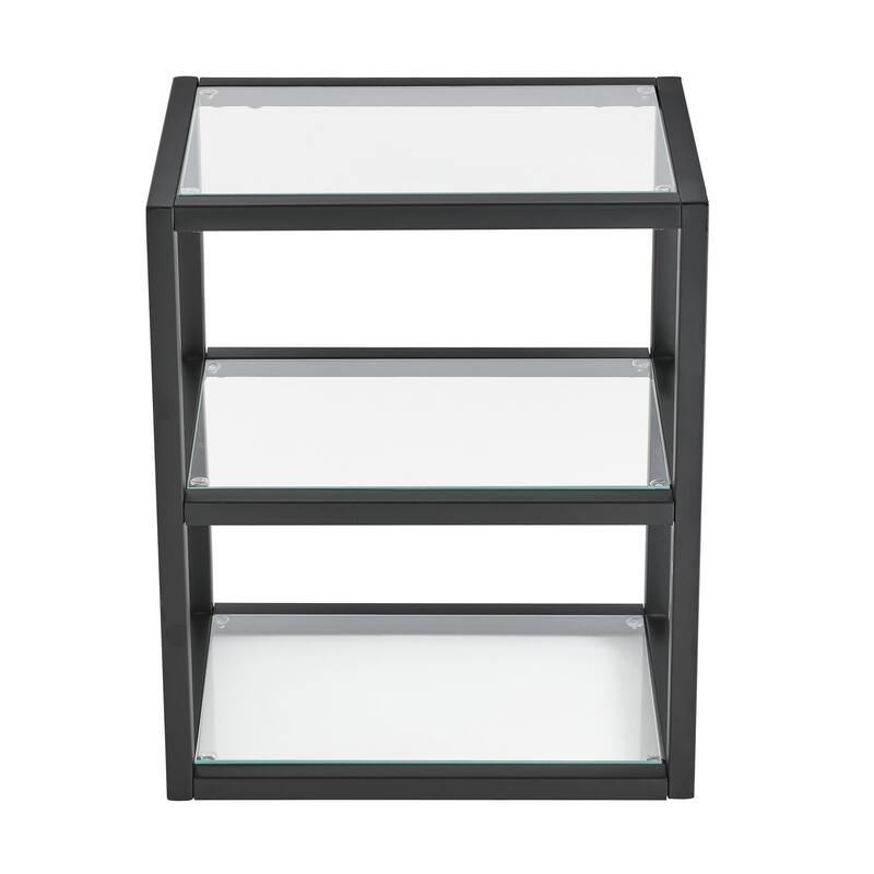 Pierre 16"X20"X10" Wall-Mounted Linen Cabinet In Matte Black - 15.7" x 9.8" 19.7"