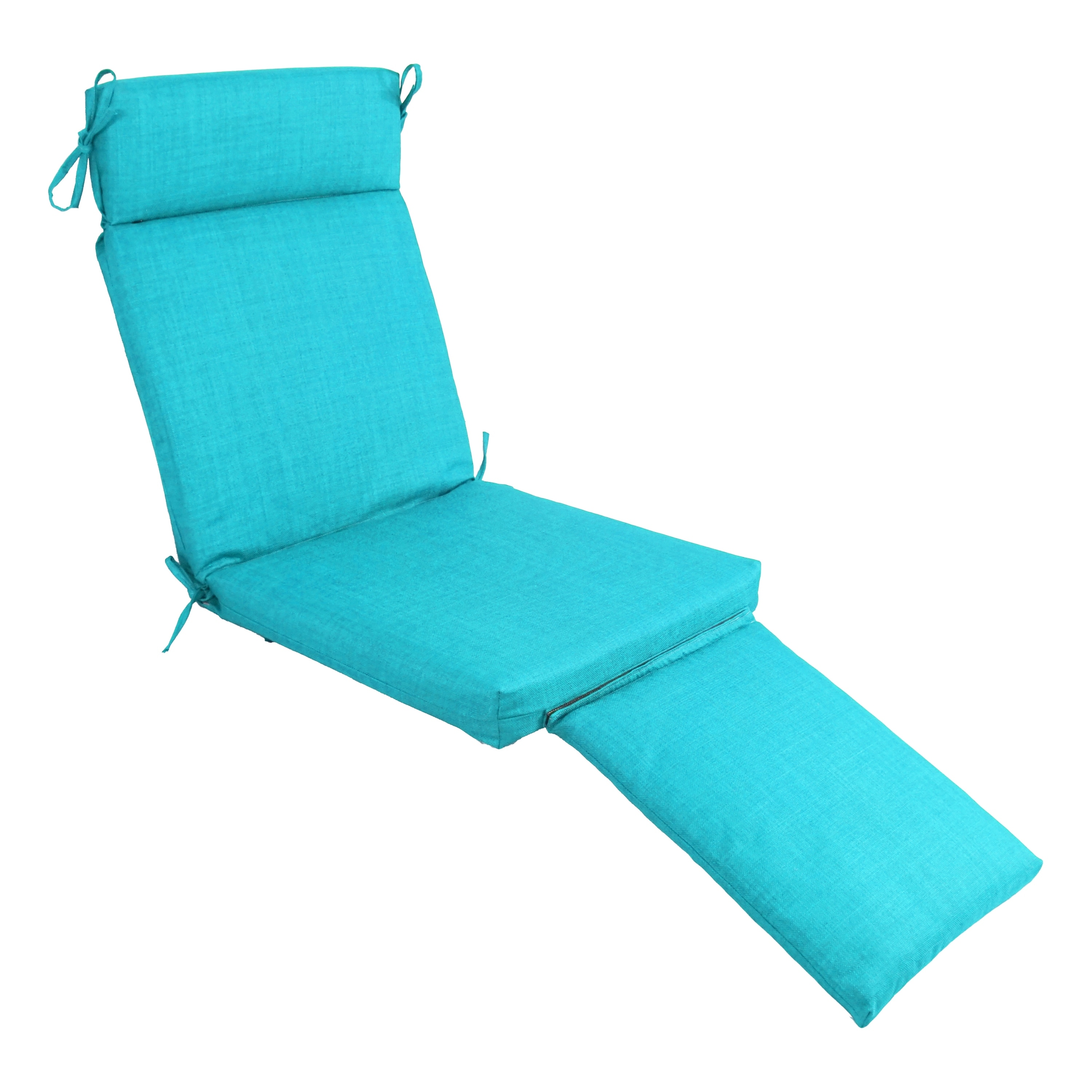 21 inch by 69 inch Outdoor Steamer Deck Lounger Cushion On