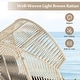preview thumbnail 11 of 16, Gymax Wicker Stationary Egg Chair Lounge Basket Sofa Chair w/