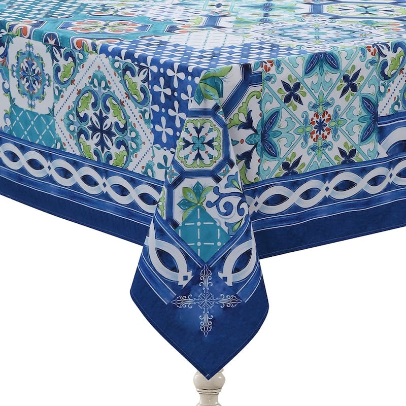Laural Home Callisto Tiles Tablecloth