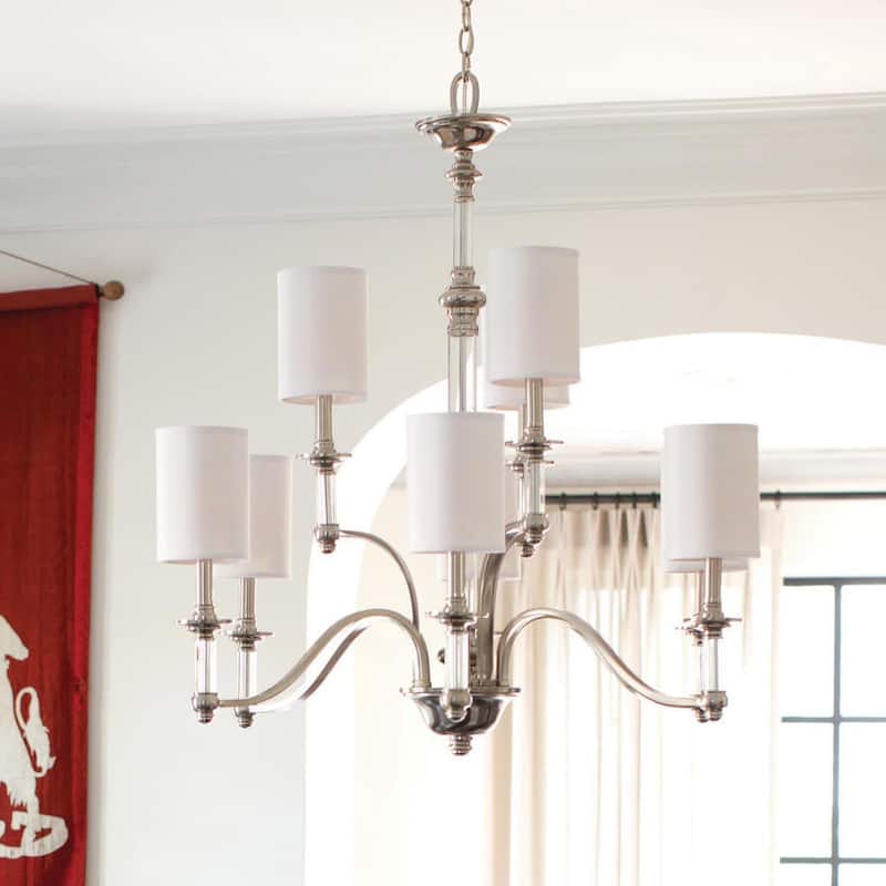 Hinkley Lighting Sussex 9 Light 2 Tier Chandelier