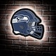 preview thumbnail 19 of 22, Seattle Seahawks LED Lighted Sign Multi-Color