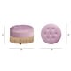 preview thumbnail 60 of 91, Yolanda 24" Upholstered Round Accent Ottoman