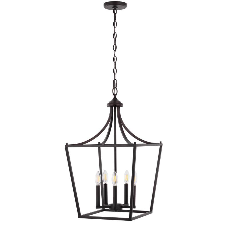Camden Light Iron Classic Midcentury Pendant Lantern by JONATHAN Y